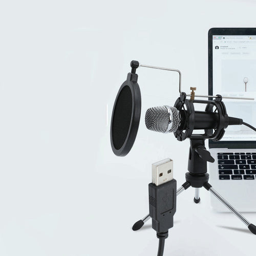 Compact Portable Device for Streaming with Adjustable Mic Holder Metal