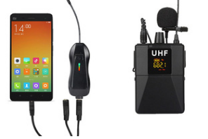 Tiny Honey Clip-On Cordless Mic