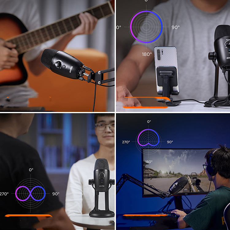 Premium Audio Mic with Plug-N-Play Universal Connectivity