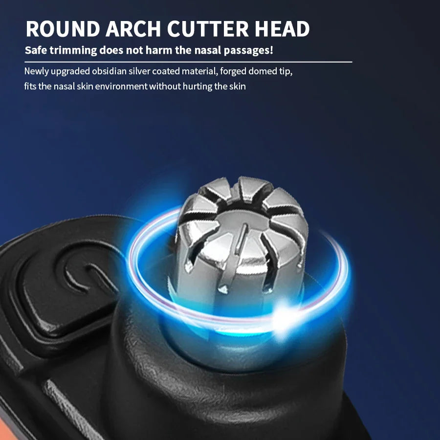 Mini Electric Nose Hair Clipper Rechargeable Multi-kinetic Shaving