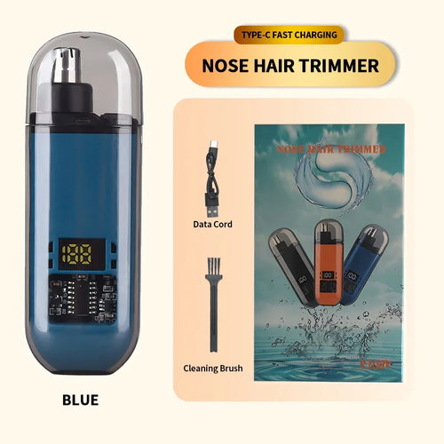 Mini Electric Nose Hair Clipper Rechargeable Multi-kinetic Shaving