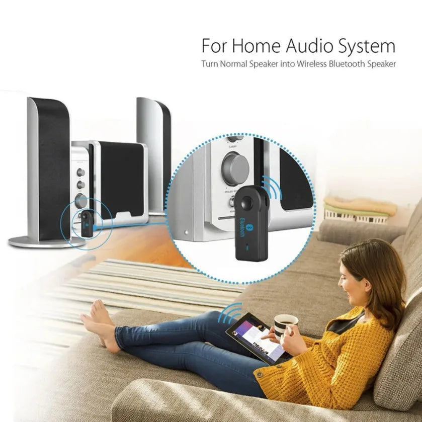 XIKCU Speaker Receiver Bluetooth Receiver Stereo Output Music Car