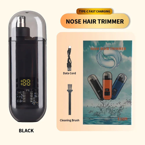 Mini Electric Nose Hair Clipper Rechargeable Multi-kinetic Shaving