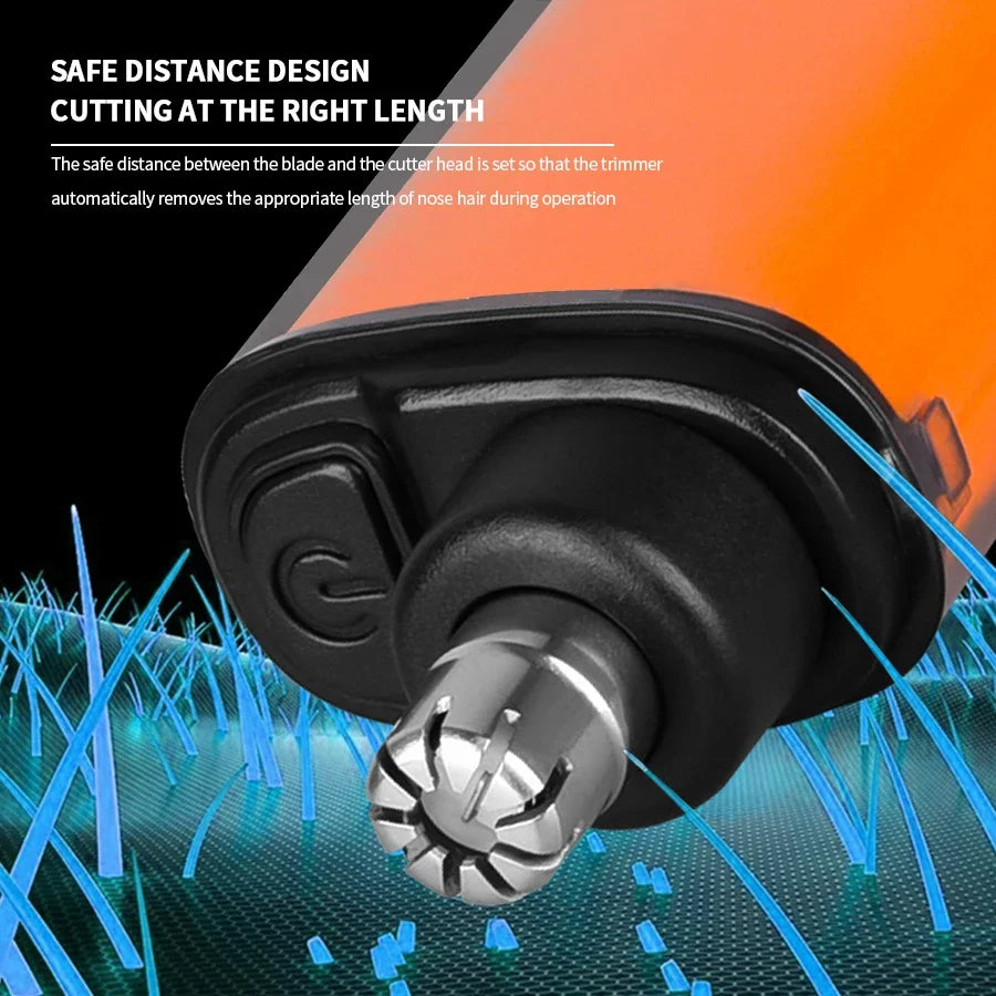 Mini Electric Nose Hair Clipper Rechargeable Multi-kinetic Shaving