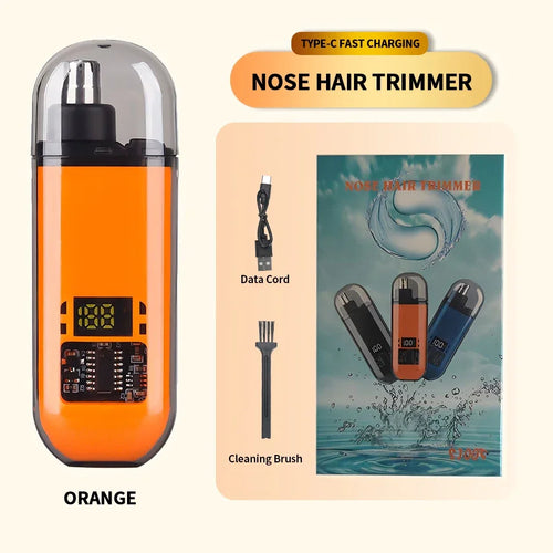 Mini Electric Nose Hair Clipper Rechargeable Multi-kinetic Shaving
