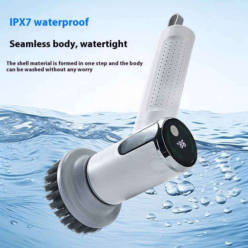 Multifunctional Smart Display Electric Cleaning Brush Wireless Kitchen
