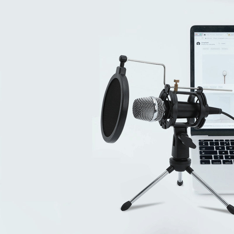 Compact Portable Device for Streaming with Adjustable Mic Holder Metal