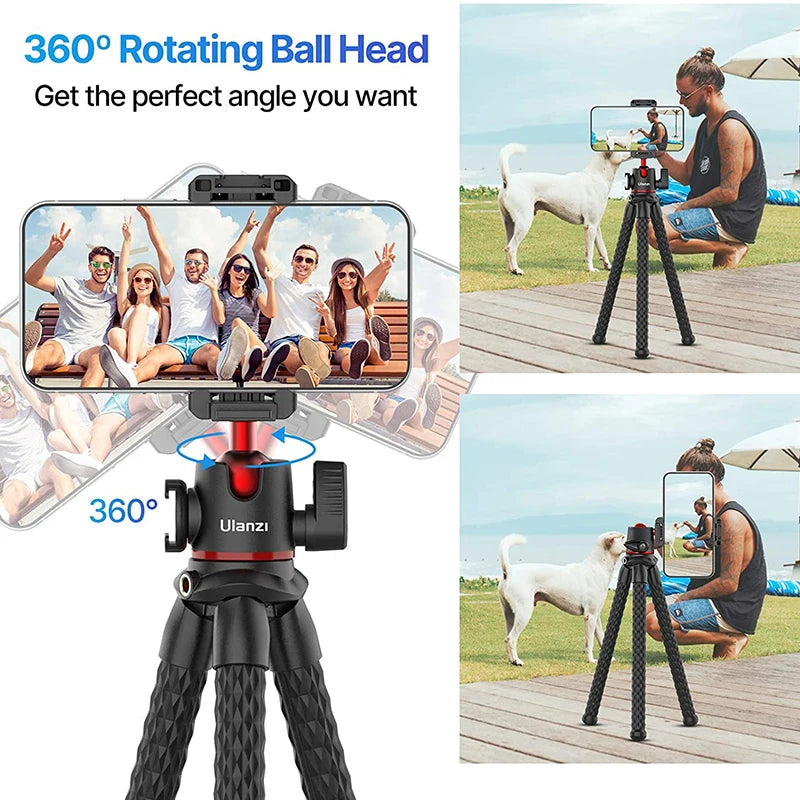 VIJIM Ulanzi MT-33 Flexible Octopus Tripod for Phone Camera DSLR 2in1
