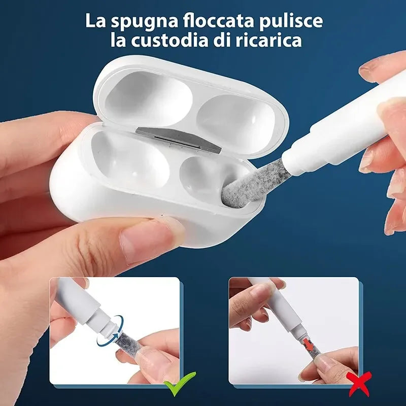 Bluetooth Headset Cleaning And Dusting Brush Earpiece Brush Cleaning