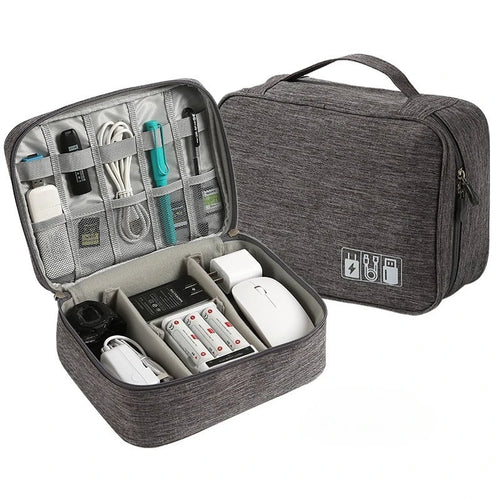 Electronic Accessory Bag Portable Travel Cable Organizer Waterproof
