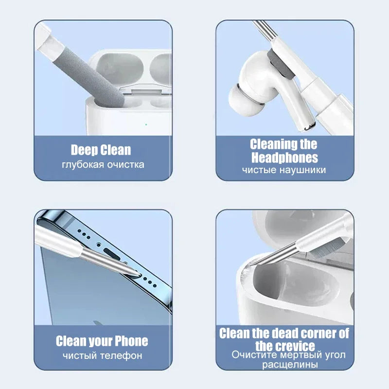 Bluetooth Headset Cleaning And Dusting Brush Earpiece Brush Cleaning
